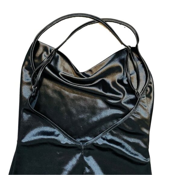 Fashion Nova Cocktail Dress Size Small Cowl Spaghetti Strap - Picture 3 of 6